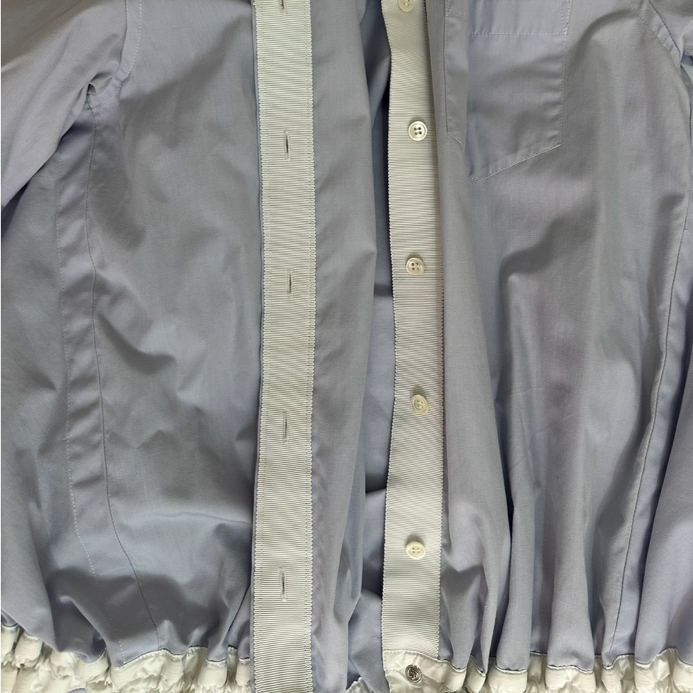 Sacai Luck Trapeze Blouse Toggle Detail - Picture 14 of 14